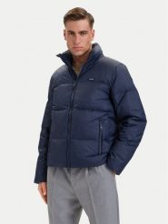 Calvin Klein Kurtka puchowa LV04LH502G Granatowy Regular Fit. Niebieskie kurtki męskie CALVIN KLEIN, l, bez wzorów, z puchu, bez kaptura. Za 1,099.00 zł.