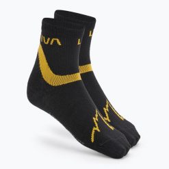 Skarpety La Sportiva Snowrun. Czarne skarpetki męskie La Sportiva, bez wzorów, z elastanu. Za 119.99 zł.