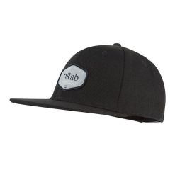 Czapka z daszkiem bawełniana Rab Axion Badge Cap. Czarne czapki z daszkiem damskie RAB, bez wzorów, z bawełny. Za 124.99 zł.