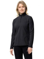 Jack Wolfskin Bluza polarowa "Taununs" w kolorze czarnym rozmiar: S. Czarne bluzy bez kaptura damskie Jack Wolfskin, s, z polaru. Za 100.99 zł.