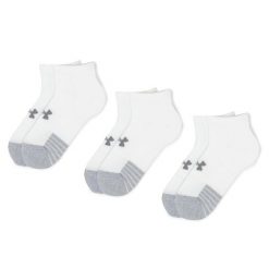 Skarpety krótkie Under Armour. Białe skarpetki damskie Under Armour, bez wzorów. Za 49.99 zł.