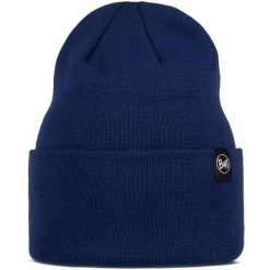 Czapka BUFF KNITTED BEANIE LILON. Niebieskie czapki męskie Buff, bez wzorów, z materiału, eleganckie. Za 95.00 zł.