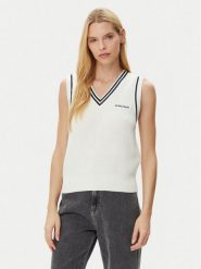 Guess Jeans Sweter W5GR02 Z3HM1 Écru Regular Fit. Swetry klasyczne damskie Guess Jeans, l, z bawełny, bez kołnierzyka. Za 149.00 zł.