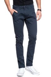 LEE SPODNIE MĘSKIE LUKE DARK MARINE L70QED37 112118704. Spodnie materiałowe męskie Lee, bez wzorów, z jeansu, marine. W wyprzedaży za 119.99 zł.