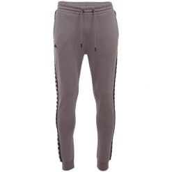 Spodnie treningowe męskie Kappa Jenner. Szare spodnie materiałowe męskie Kappa, bez wzorów. Za 94.00 zł.