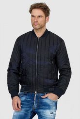 EMPORIO ARMANI Dwustronna kurtka męska w moro. Czarne kurtki męskie Emporio Armani, m, bez wzorów, bez kaptura. W wyprzedaży za 1,099.99 zł.