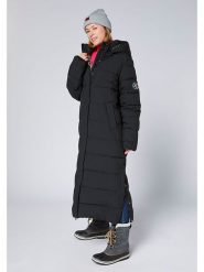 Chiemsee Płaszcz pikowany w kolorze czarnym rozmiar: M. Czarne płaszcze damskie Chiemsee, m, bez wzorów. Za 459.04 zł.