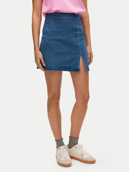Vero Moda Spódnica jeansowa Nelly 10311322 Niebieski Regular Fit. Niebieskie spódniczki damskie Vero Moda, xs, bez wzorów, z bawełny. Za 119.99 zł.