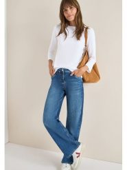 Cecil Koszulka w kolorze białym rozmiar: XL. Białe bluzki damskie Cecil, xl, bez wzorów, z bawełny, bez kołnierzyka. Za 78.66 zł.