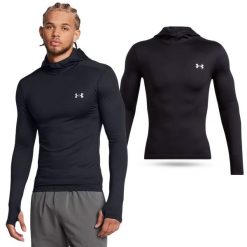 Koszulka termoaktywna męska Under Armour longsleeve treningowy z kapturem. Czarne bielizna termoaktywna męska Under Armour, m. W wyprzedaży za 238.00 zł.