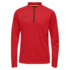 Czerwona męska bluza Hummel Tech Move Half Zip. Czerwone bluzy bez kaptura męskie HUMMEL, m. Za 232.99 zł.