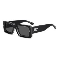 Okulary przeciwsłoneczne męskie DSQUARED2 D2 0142/S 08A, rozmiar 52 mm. Czarne okulary przeciwsłoneczne męskie Dsquared. W wyprzedaży za 1,161.80 zł.