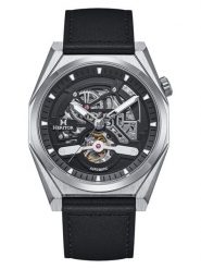 Heritor Zegarek automatyczny "Amadeus" w kolorze srebrno-czarnym rozmiar: onesize. Czarne, analogowe zegarki męskie Heritor, ze stali. Za 630.99 zł.