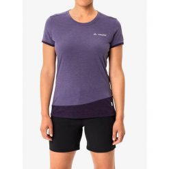 Koszulka szybkoschnąca damska Vaude Sveit Shirt. Fioletowe bluzki damskie Vaude, bez wzorów, bez ramiączek. Za 151.99 zł.