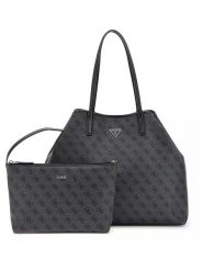 Guess Shopper bag w kolorze antracytowym - 40 x 34 x 20 cm rozmiar: onesize. Czarne shopper bag damskie Guess, z aplikacjami, z materiału, na ramię, bez dodatków. Za 593.45 zł.