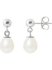 Pearline Srebrne kolczyki-wkrętki z perłami rozmiar: onesize. Białe kolczyki damskie Pearline, z perłą, srebrne. Za 217.99 zł.