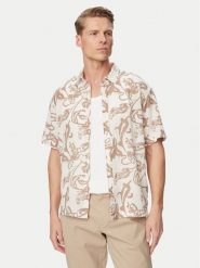 Jack & Jones Koszula Montauk 12293763 Biały Relaxed Fit. Białe koszule męskie Jack & Jones, m, bez wzorów, z bawełny, bez kołnierzyka, bez ramiączek. Za 129.99 zł.