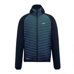 Męska Kurtka Hybrydowa Andreson. Niebieskie kurtki męskie Regatta, m, bez wzorów, z puchu, sportowe, bez kaptura. Za 207.99 zł.