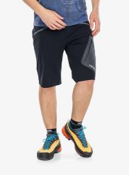 Krótkie spodenki męskie Crazy Short Resolution. Czarne szorty męskie Crazy, z materiału, bez kołnierzyka. Za 428.99 zł.