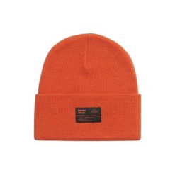 Czapka dzianinowa Surplus damska Superdry. Brązowe czapki zimowe damskie Superdry., z dzianiny. Za 126.65 zł.