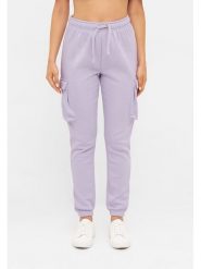 Bench Spodnie dresowe "Liat" w kolorze fioletowym rozmiar: 42. Różowe spodnie dresowe damskie Bench, bez wzorów, z dresówki. Za 79.21 zł.