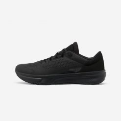 Second Life - Buty sportowe męskie Essential Icon - Stan Doskonały. Czarne buty sportowe na co dzień męskie Decathlon, z gumy, bez zapięcia, trekkingowe. Za 101.99 zł.
