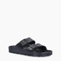 Buty Natural World Bios Eva czarne. Czarne buty wizytowe męskie NATUR WORLD, z materiału, bez zapięcia. Za 164.00 zł.