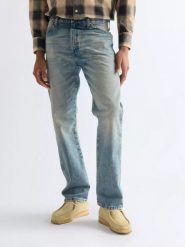 MESKIE SPODNIE WRANGLER 13MWZ MUDSTONE 112378999. Spodnie materiałowe męskie Wrangler, bez wzorów, z jeansu. Za 219.99 zł.