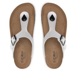 Japonki CMP. Białe klapki damskie CMP, bez wzorów, bez obcasa. Za 189.99 zł.