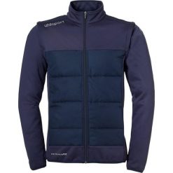 Kurtka z odpinanymi rękawami Uhlsport Essential. Niebieskie kurtki męskie UHLSPORT, m, bez wzorów, z materiału, sportowe, bez kaptura. Za 281.50 zł.