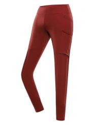 Alpine Pro Legginsy funkcyjne "Gerwa 2" w kolorze czerwonym rozmiar: S. Czerwone legginsy damskie Alpine Pro, s, bez wzorów, z materiału, outdoorowe. Za 170.03 zł.