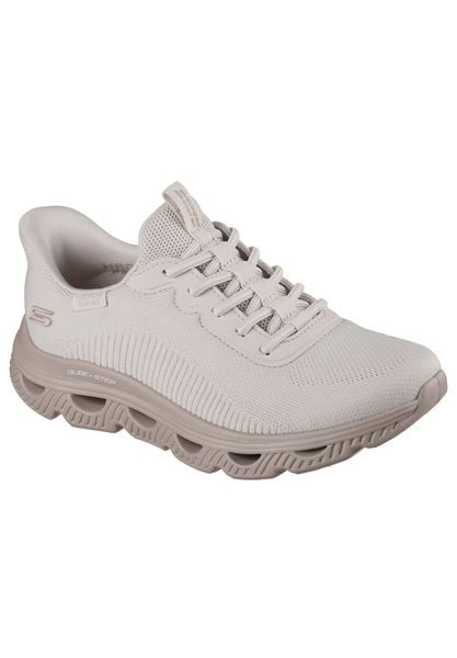 Buty SKECHERS SLIP-INS BOBS ARC WAVES Beżowy. Brązowe obuwie do biegania damskie Skechers. Za 332.99 zł.