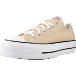 Buty CONVERSE CHUCK TAYLOR ALL STAR LIFT Pomarańczowy. Brązowe buty sportowe na co dzień damskie Converse, bez wzorów, z tkaniny. Za 349.99 zł.
