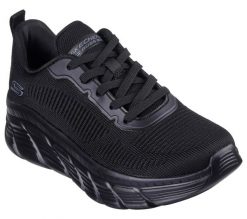 Buty sportowe damskie Skechers Bobs B Flex Hi Fly. Czarne buty sportowe na co dzień damskie Skechers, bez wzorów, z materiału, trekkingowe. Za 390.00 zł.