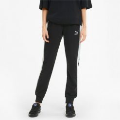 Spodnie Puma Iconic T7, Czarny, Kobiety. Czarne spodnie dresowe damskie Puma, s, z materiału, na fitness i siłownię. Za 290.00 zł.
