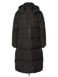 Guess Kurtka zimowa V5BL08 WGLW2 Czarny Regular Fit. Czarne kurtki damskie Guess, na zimę, l, z aplikacjami, z syntetyku, bez kaptura. Za 649.99 zł.