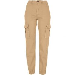 Spodnie Damskie Twill Utility. Brązowe spodnie dresowe damskie Urban Classics. Za 189.99 zł.