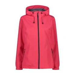 Damska wodoodporna kurtka ripstop z kapturem CMP. Czerwone kurtki damskie CMP, xs, bez wzorów, z kapturem. Za 340.00 zł.