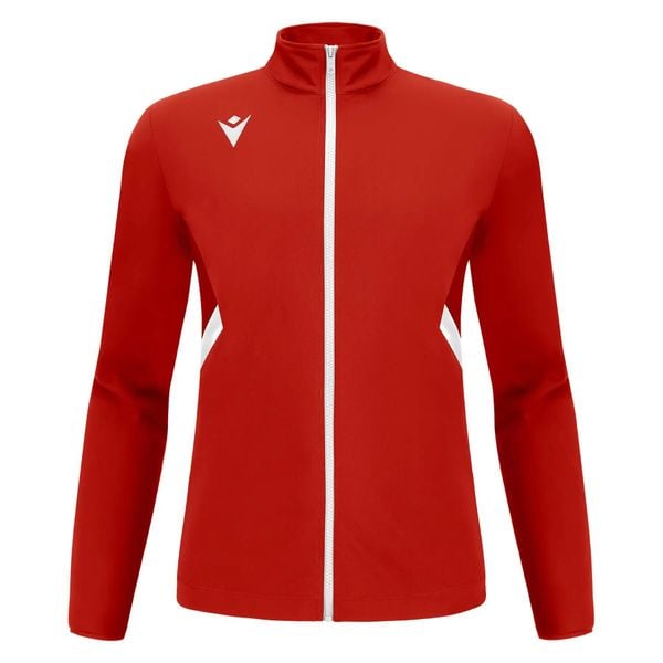Bluza z pełnym zamkiem błyskawicznym Macron Raijin. Białe bluzy sportowe damskie Macron, s, bez wzorów, z gumy, bez ramiączek, bez kaptura. Za 229.00 zł.
