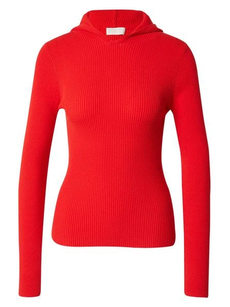 LeGer Bluza "June" w kolorze czerwonym rozmiar: 38. Czerwone bluzy z kapturem damskie LeGer, prążkowane. Za 148.26 zł.