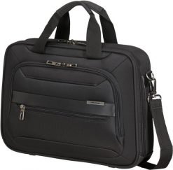 Torba Samsonite Vectura Evo Bailhandle 14.1'' czarny. Czarne torby na laptopa damskie Samsonite, bez wzorów, z materiału. Za 319.00 zł.