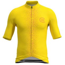 Koszulka rowerowa męska Unica żółta. Żółte t-shirty sportowe męskie C-LAB, m, bez ramiączek, rowerowe. Za 329.17 zł.
