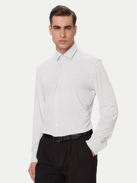 HUGO Koszula Kenno 50561158 Czarny Slim Fit. Czarne koszule męskie Hugo, m, bez wzorów, z syntetyku, bez kołnierzyka, bez ramiączek. Za 449.99 zł.