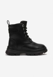 Czarne Botki Workery z Ozdobnymi Cyrkoniami Restora. Czarne botki dziewczęce Born2be, z aplikacjami, bez ramiączek. Za 159.99 zł.