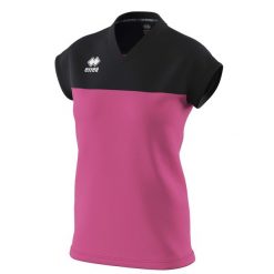 Koszulka Errea Bessy Krótki Rękaw Ad Damskie. Czarne bluzki sportowe damskie ERREA, m, bez wzorów, z materiału, bez ramiączek. Za 204.99 zł.
