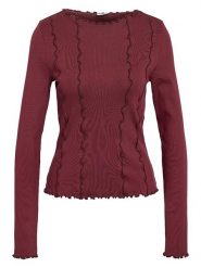 Noisy may Koszulka w kolorze czerwonym rozmiar: S. Czerwone bluzki damskie Noisy may, s, bez wzorów, z bawełny, bez kołnierzyka. Za 61.17 zł.