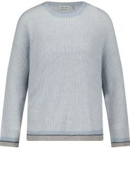 Gerry Weber Sweter w kolorze błękitnym rozmiar: 36. Niebieskie swetry klasyczne damskie Gerry Weber, ze splotem, bez kołnierzyka. Za 117.17 zł.