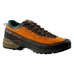Buty podejściowe męskie La Sportiva TX4 Evo. Brązowe buty trekkingowe męskie La Sportiva, z materiału, bez zapięcia, wspinaczkowe. Za 812.99 zł.