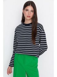 Trendyol Bluza w kolorze czarno-białym rozmiar: S. Białe bluzy bez kaptura damskie Trendyol, s. Za 65.85 zł.