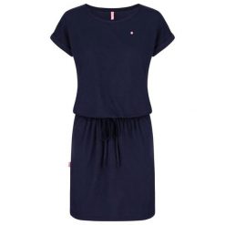 Sukienka damska Loap Bladana niebieska. Niebieskie sukienki damskie ZSPORT, na lato, xs, bez wzorów, sportowe, bez kołnierzyka, bez ramiączek, sportowe. Za 148.99 zł.